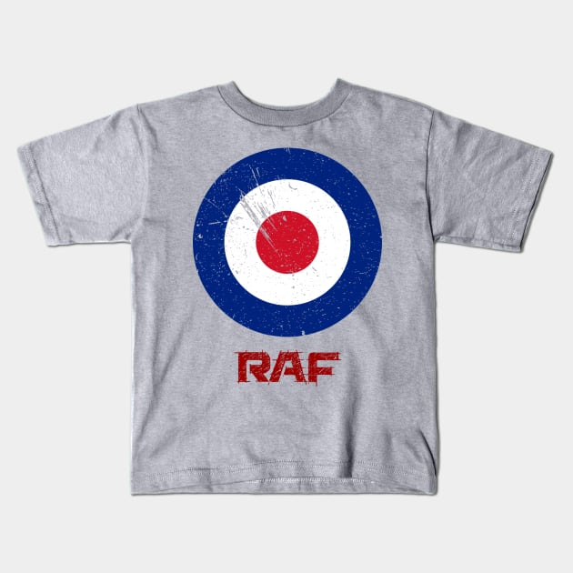 Royal Air Force Kids T-Shirt by NorthAngle